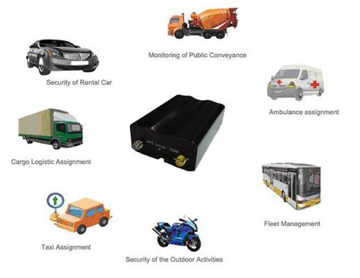 traqueur de GPS de véhicule d'alarme de voiture de 450mAh Bluetooth RFID sans frais mensuels
