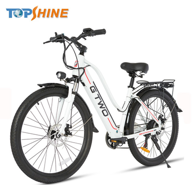 vélo électrique de ville de dames de 500W 48V avec le haut-parleur stéréo démontable de GPS de batterie au lithium