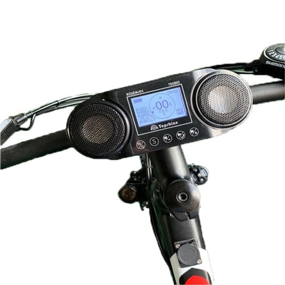 Compteur de vitesse électrique rechargeable d'ordinateur de vélo sans fil portatif avec MP3