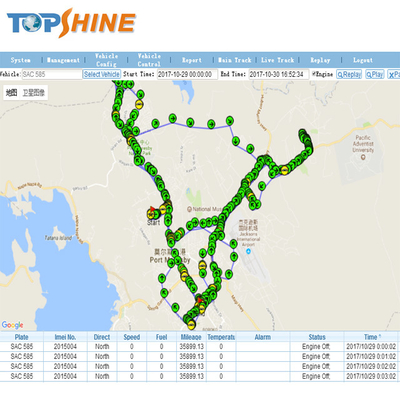 Traqueur GPS amélioré pour la gestion de la chaîne d'approvisionnement avec le logiciel d'identification du conducteur et de suivi gratuit