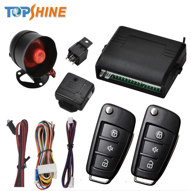Alarme de voiture intelligente GPS PKE avec système de verrouillage de porte central, relais de sirène indiquant la lumière
